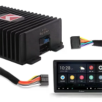 Car DSP versterker Hi Fi Booster Audio Digitale Geluidsprocessors 4*80W voor Android Speaker Subwoofer Power Car Radio S