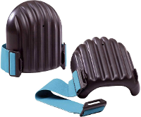 Leipold Doehle 2483 Kunststof kniebeschermer EN 14404 DIN 14404 Kwaliteitsniveau: 2 Zwart, Blauw 1 paar