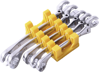 Kunzer 7OGS05 Scharnierende pijpsleutels set, 5 delig