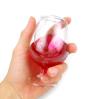 Kuso Supplies Props Magic Jokes Pour No Wine Cup Stingy Glass