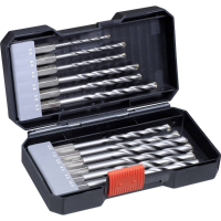Kwb 108840 Gereedschapsstaal Steen spiraalboorset 12 delig 4 mm, 5 mm, 6 mm, 8 mm, 10 mm, 3 mm, 9 mm Cilinderschacht 1 set(s)