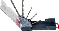 Kwb 109140 Gereedschapsstaal Steen spiraalboorset 5 delig 4 mm, 5 mm, 6 mm, 8 mm, 10 mm Cilinderschacht 1 set(s)
