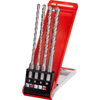 KWB HB 44 SDS Plus Hamerboreset 4 delig, 160mm boorset 5 10mm