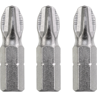 KWB Industrial Steel Bits, 25mm, Phillips/ kruisgleuf PH1 bit 3 stuks