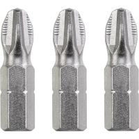 KWB Industrial Steel Bits, 25mm, Phillips/ kruisgleuf PH2 bit 3 stuks