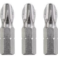 KWB Industrial Steel Bits, 25mm, Phillips/ kruisgleuf PH3 bit 3 stuks