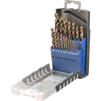 KWB Kobalt HSS CO Spiraalborenset 19 Delig 1 10mm