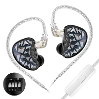 KZ AS24 Pro HiFi Oortelefoon In ear Monitor Oorteletten 24 Gebalanceerde Armatuur Drivers 4 niveau Tuning Schakelaar DLP