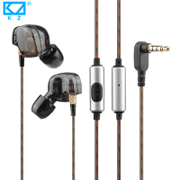 KZ ATE In ear Heavy Bass HiFi Around Ear Earphone Headphone With Mic