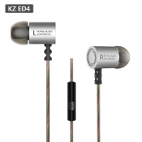 KZ ED4 HiFi Metal 9.6Mm Ecological Unit Noise Isolating Heavy Bass In ear Headphone with Mic