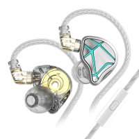 KZ ESX Bedrade Koptelefoon Speciale Editie 12mm Dynamic Bass Oordopjes In Ear Monitor Hoofdtelefoon Sport HIFI Headset m