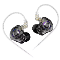 KZ Gale Oordopjes 3,5 mm Bedrade Hooftelefoons Monitoren Super Lineaire Driver Hifi Bass IEM Oordopje met Afneembare Zil