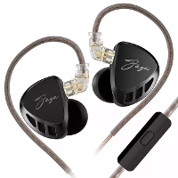 KZ HiFi In Ear Oordopjes Muziekmonitor In Ear Koptelefoon Diepe Bassen 360° Panoramisch Surroundgeluid 3.5Mm Bedrade Erg