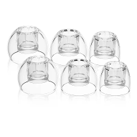 KZ LS01 Eartips Crystal Clear Liquid Silicone Earplugs S/M/L Size 3 Pairs High Soft Comfort Eartips
