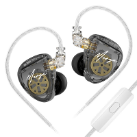 KZ Merga Bedrade Oortelefoon Dubbele Dynamische Bestuurders Quad Bestuurder HiFi Bass Afstemming Muziek 3.5Mm In ear Hoo