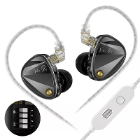 KZ Vader Pro Oordopjes 3.5Mm Bedrade Hoofdtelefoon 6 Dynamische Eenheden Ultra lage en Ultra hoge Frequentie Dynamische