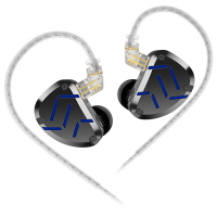 KZ ZAT Bedrade Oortelefoon 8 Gebalanceerde Armaturen +1 Dynamische Eenheid HiFi Basgeluid Filter Afstemming 3.5Mm In ear