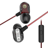 Kz Zse Hifi Double Dynamic Driver 3.5Mm Wired Noise Isolating Heavy Bass In Ear Earphone Headphone