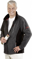 L+D ELDEE 2507 Fleecebont jack Pamir Maat=M Grijs, Zwart