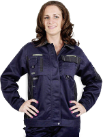 L+D Profi X 2377 Bomberjack dames Maat: 42 Blauw