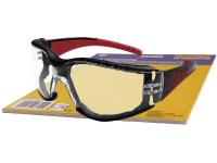 Leipold Doehle Red Vision 26793SB Veiligheidsbril Zwart, Rood EN 166 1 DIN 166 1