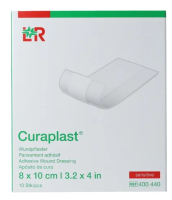 L&R Curaplast Wondpleisters Sensitive 8 x 10 cm