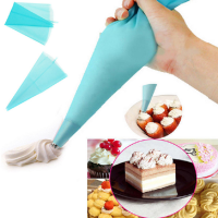 L Silicone Reusable Cake Piping Bag Icing Cream Pastry Decorating Tool