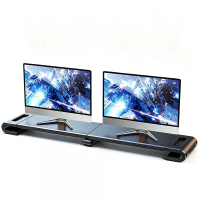 L29 Verstelbare Dual Monitor Stand Verhoger Uitgebreid Bureaumeubel Monitorsteun Ergonomische Helling Verstelbare Comput