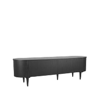 Label51 Tv Meubel Niko Zwart Eikenhout 180x47x55cm