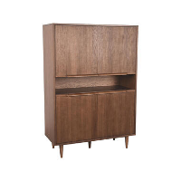 Label51 Wandkast Lucia Bruin Eikenhout 110x48x161cm