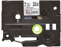 Brother TZe, TZ TZe M921 Tapekleur: Zilver (mat) Tekstkleur:Zwart 9 mm 8 m