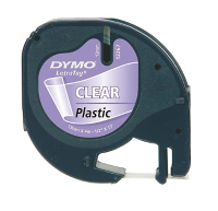 Dymo 16951 Labeltape Tapekleur: Transparant Tekstkleur: Zwart 12 Mm 4 M