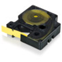 Labeltape DYMO IND RHINO 18053 Polyolefine Tapekleur: Wit Tekstkleur:Zwart 9 mm 1.5 M