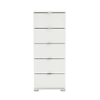 Ladekast Perfect 5 lades   wit   101,2x39,8x41,9 cm   Leen Bakker