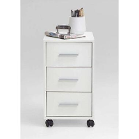 Ladenblok Wiek   3 lades   wit   57,5x33,6x42 cm   Leen Bakker