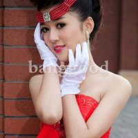 Ladies Sexy Prom Costume Party Dress Bride Wedding Gloves
