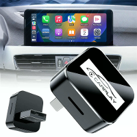 LAESD Q1AD 2 in 1 Draadloze CarPlays Androids Auto Bluetooth 5.0 Bedrade naar Draadloze Adapter Slimme USB Dongle