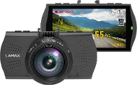 Lamax C9 Dashcam met GPS Kijkhoek horizontaal (max.): 150 Â°