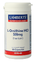 Lamberts L ornithine 500mg Vegacapsules