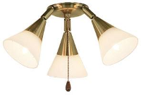 Lamp voor plafondventilator Energielabel: Afhankelijk van de lamp CasaFan 16 MA 3 STRAHLER Opaalglas