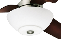 Lamp voor plafondventilator Energielabel: Afhankelijk van de lamp Hunter 24145 Opaalglas