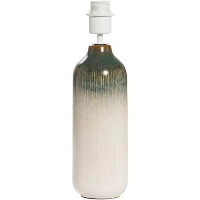 Lampvoet Mae   off white keramiek   39xØ11 cm   Leen Bakker