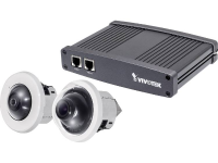 Lan Ip Bewakingscamera Set 2 Kanaals Met 2 Cameras 1280 X 800 Pix Vivotek Vc8201 M13
