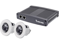 Lan Ip Bewakingscamera Set 2 Kanaals Met 2 Cameras 1696 X 1696 Pix Vivotek Vc8201 M33