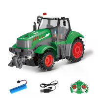 Landi QH205 1/24 27MHZ 4CH RC Auto Boer Series Houten Gesimuleerde Transportmodel Licht Geluid Afstandsbediening Speelgo