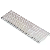 LANGTU LT600 104 Toetsen 2.4G RGB Draadloos Toetsenbord Mechanisch Voelen Membranen Aanraak Stille Draadloze Waterdichte