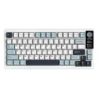 LANGTU LT75 Mechanisch Gaming Toetsenbord met Kleurenweergave 3 modus 80 Toetsen Bedraad/Draadloos/bluetooth PBT RGB Pak
