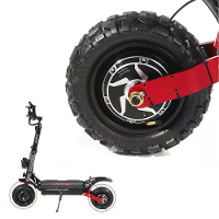 LAOTIE 60V 38.4Ah 2800W 11 inch Elektrische Step Hub Motor Voor/ Achter Aandrijving Borstelloze Motor met Vacuüm Off Roa