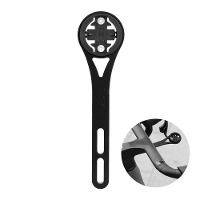 LAOTIE Fietscomputerhouder Aluminium Legering Fiets Sportcamera Snelheidsmeter Bevestiging voor MTB Geïntegreerd Stuur