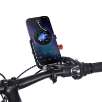 LAOTIE Universele Fiets Telefoonhouder Vier Hoeken Schokbestendig Vrij Rotatie Elektrische Scooter Motorfiets Fiets Moun